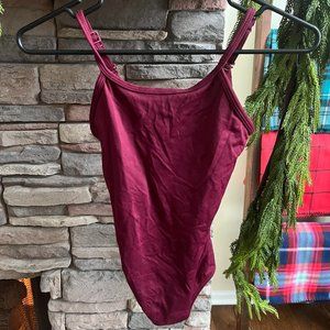 Eurotard maroon leotard- SIZE CHILD MEDIUM